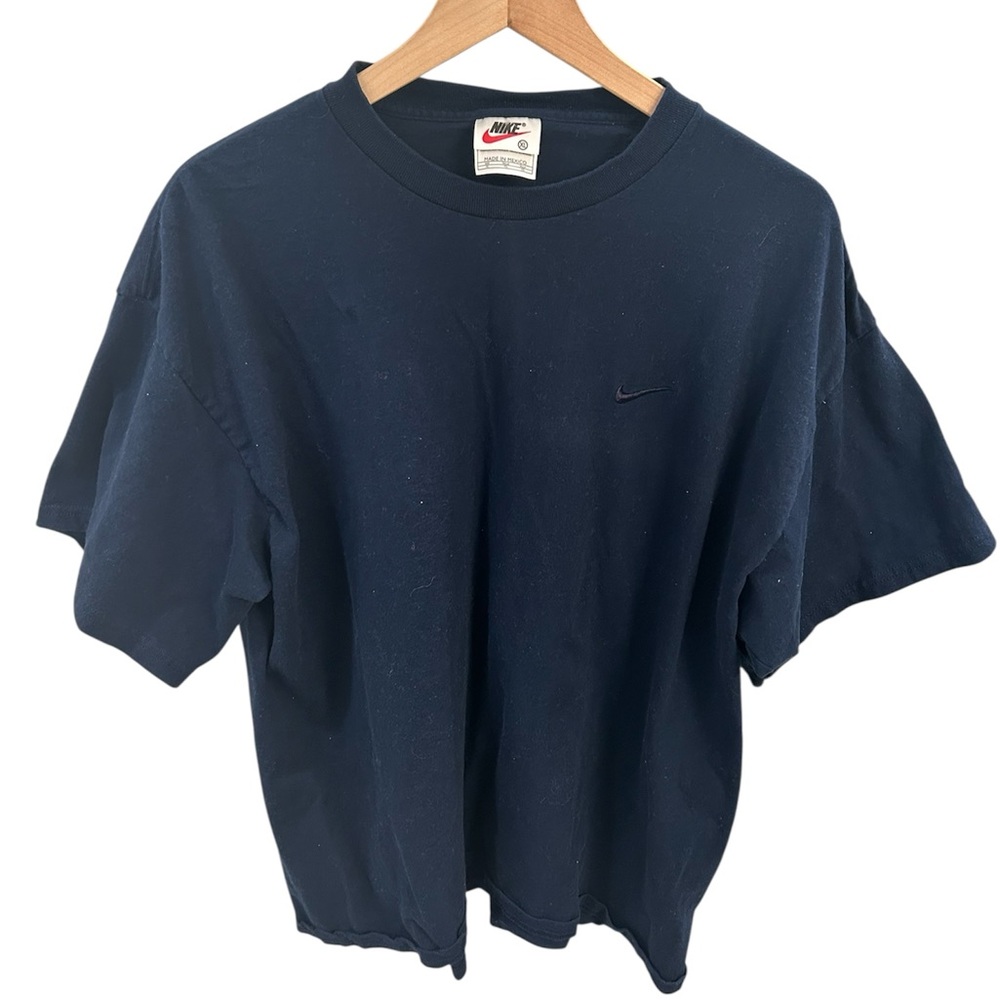 Vintage Nike T-Shirt – Navy Size XL (1990s)